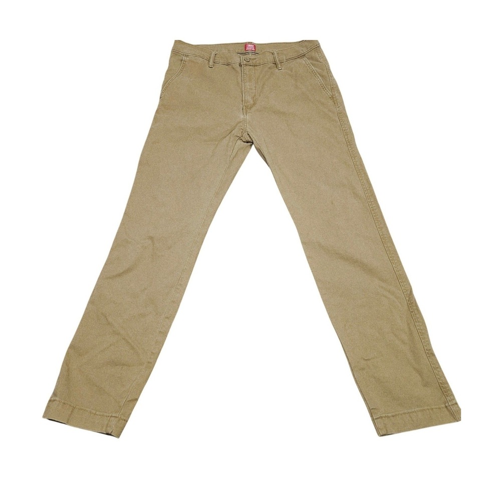 Levi's XX Chino Pants Mens 32x30 Khaki Tan Standard Taper Casual Trousers